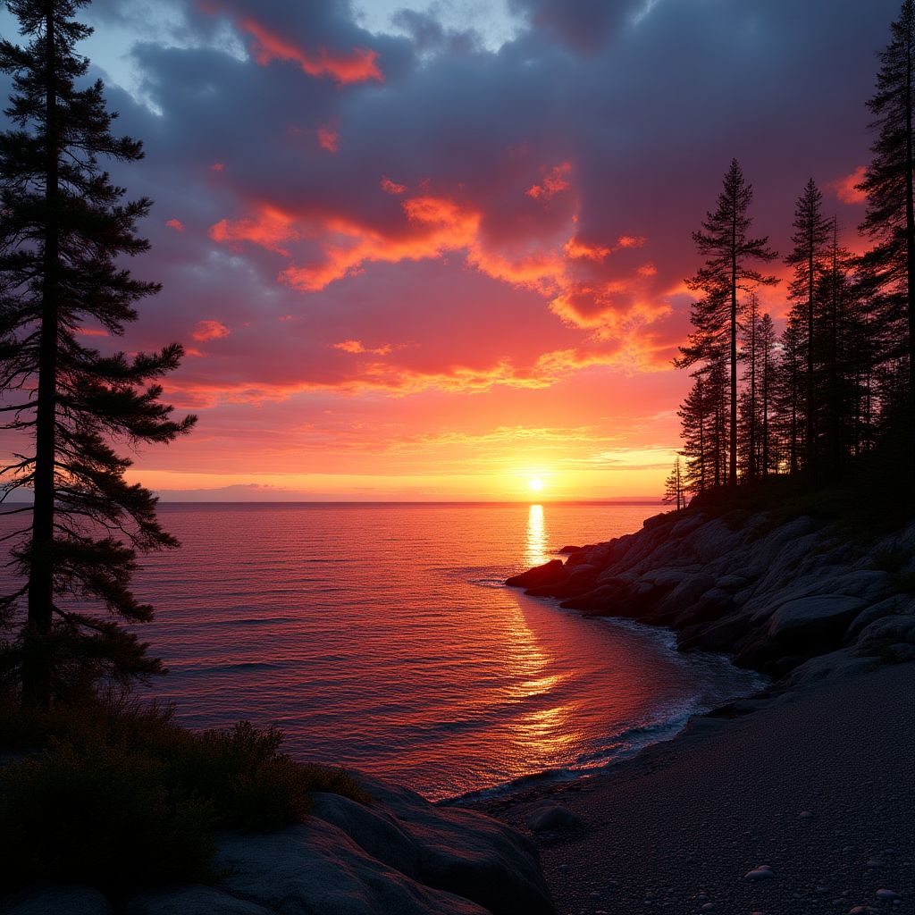 Lake Superior sunset