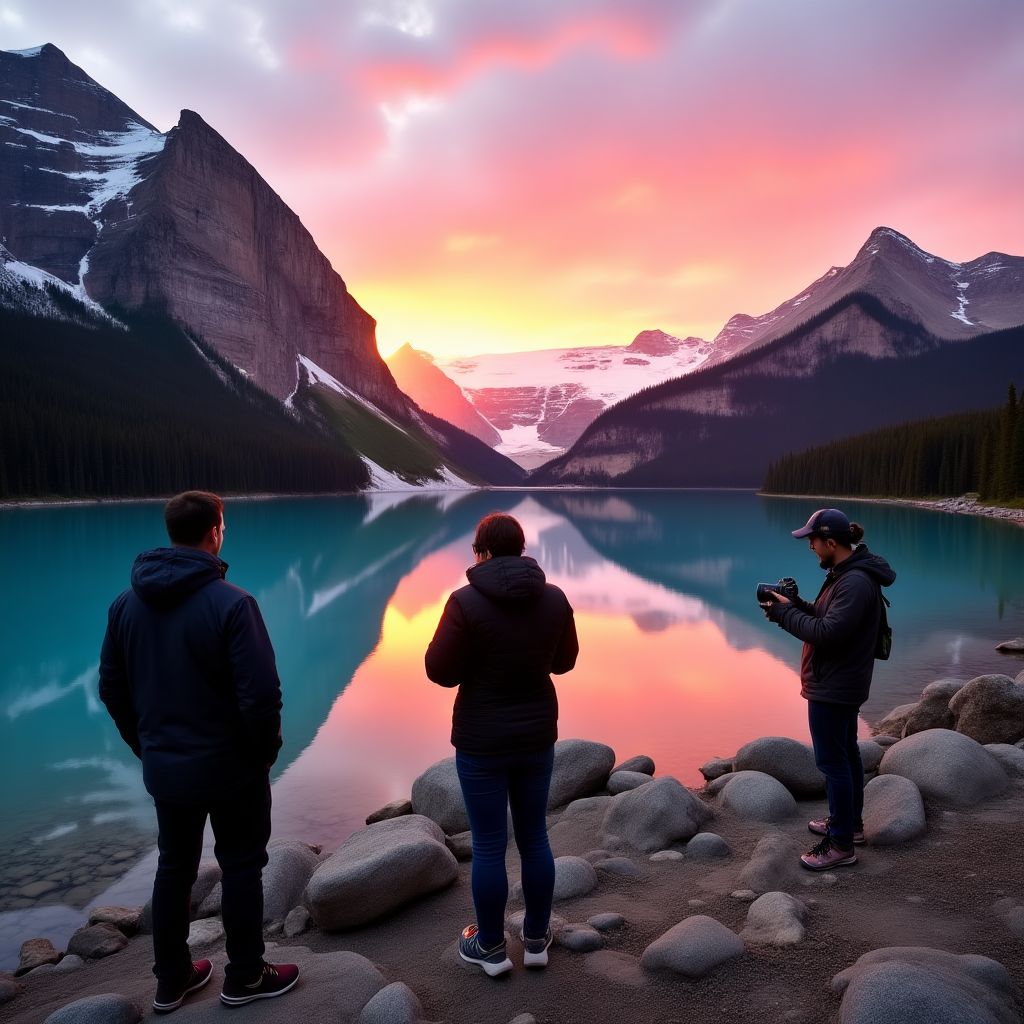 Photography workshop at Lake Louise